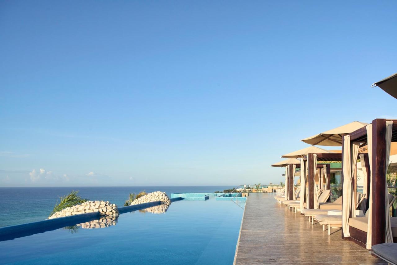 Hotel Xcaret Arte - All Parks All Fun Inclusive - Adults Only Xcaret Park Esterno foto Infinity pool at the resort