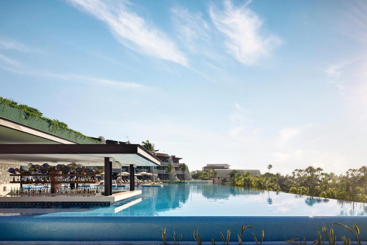 Hotel Xcaret Arte - All Parks All Fun Inclusive - Adults Only Xcaret Park Esterno foto The pool at the hotel