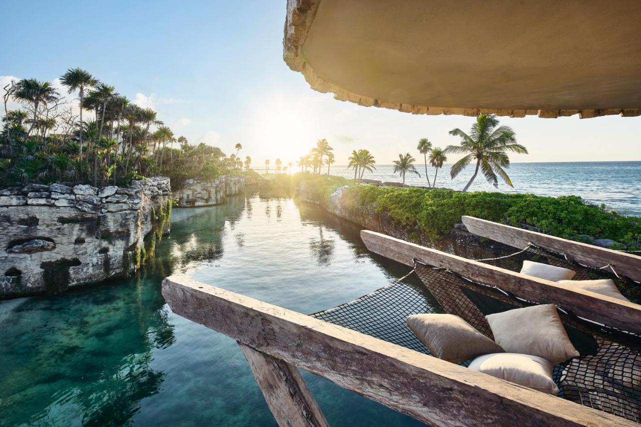 Hotel Xcaret Arte - All Parks All Fun Inclusive - Adults Only Xcaret Park Esterno foto The view from the hotel's infinity pool