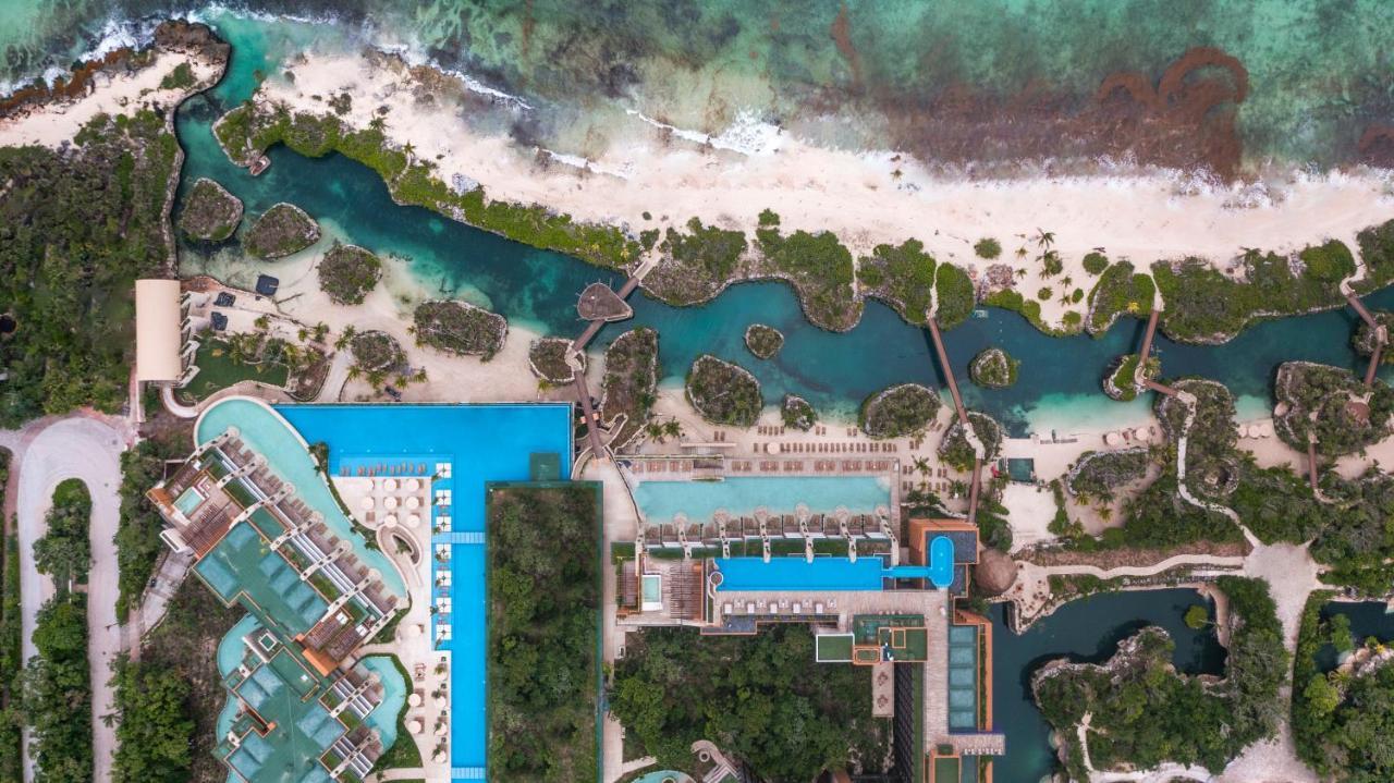 Hotel Xcaret Arte - All Parks All Fun Inclusive - Adults Only Xcaret Park Esterno foto Aerial view of the resort