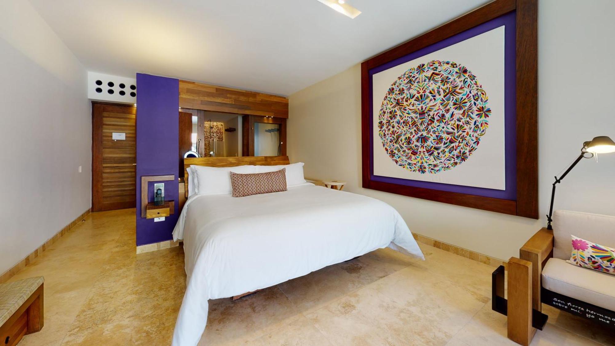 Hotel Xcaret Arte - All Parks All Fun Inclusive - Adults Only Xcaret Park Esterno foto A bedroom at the hotel